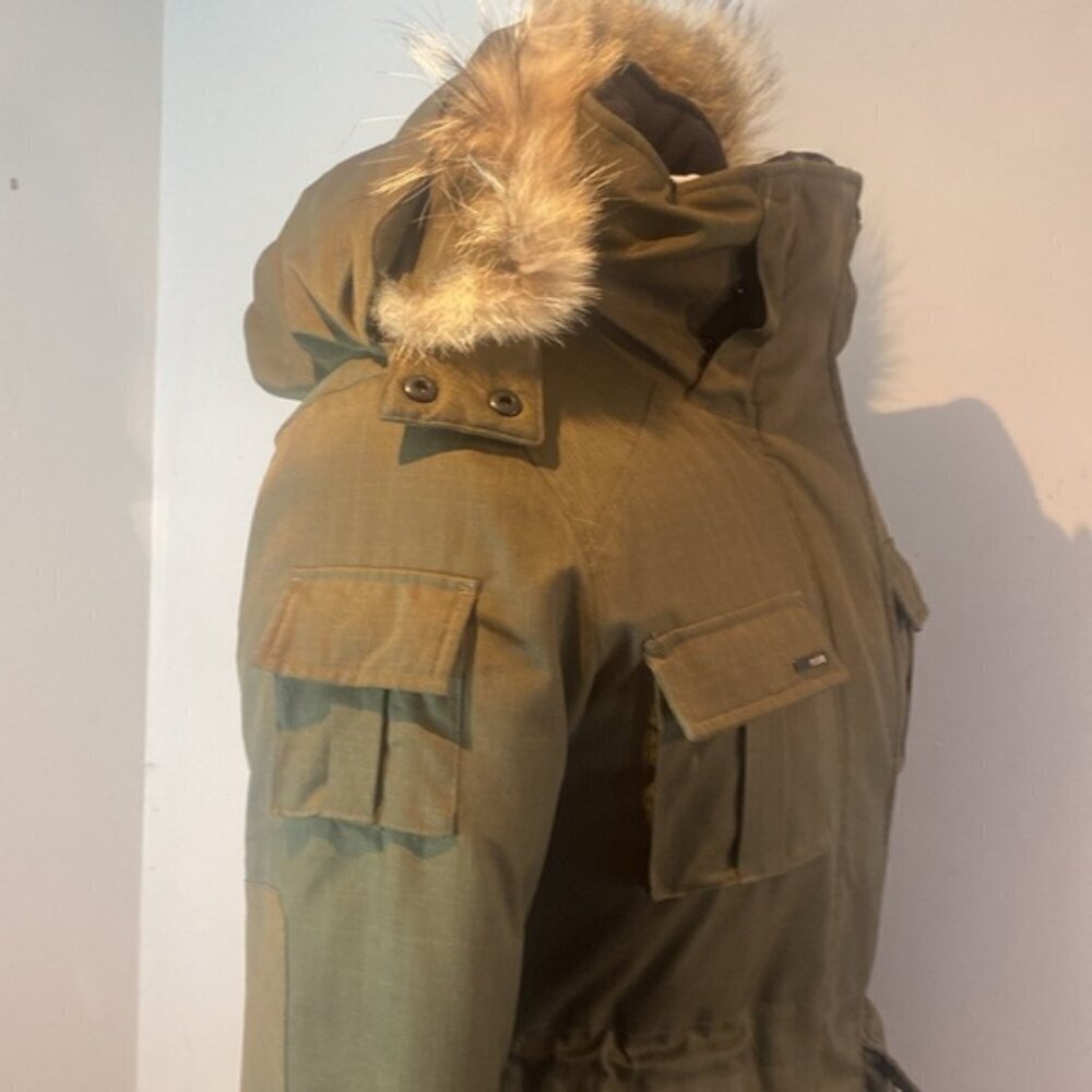 Nobis Cindy women’s parka army green size small - Picture 6 of 16